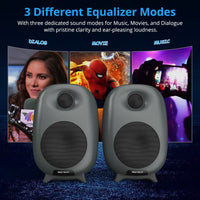 SR6 Premium 3" Active Bookshelf Speakers
