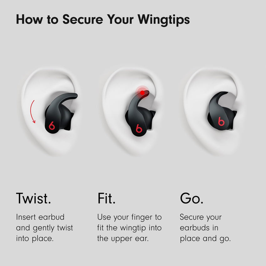 Beats Fit Pro (1st Gen) - True Wireless Noise Cancelling Earbuds - Active Noise Cancelling - Sweat Resistant Earphones, Compatible with Apple & Android, Class 1 Bluetooth®- Beats Black